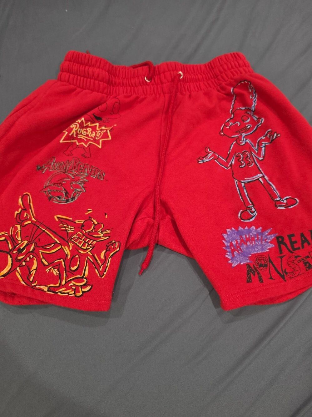 Red Nickelodeon Short Pant Size M Unisex #122